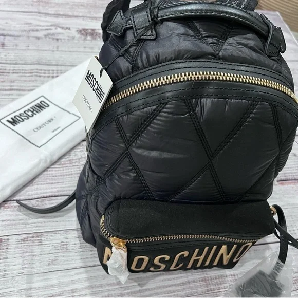 Moschino Milano Logo Small Backpack - Picture 13 of 14